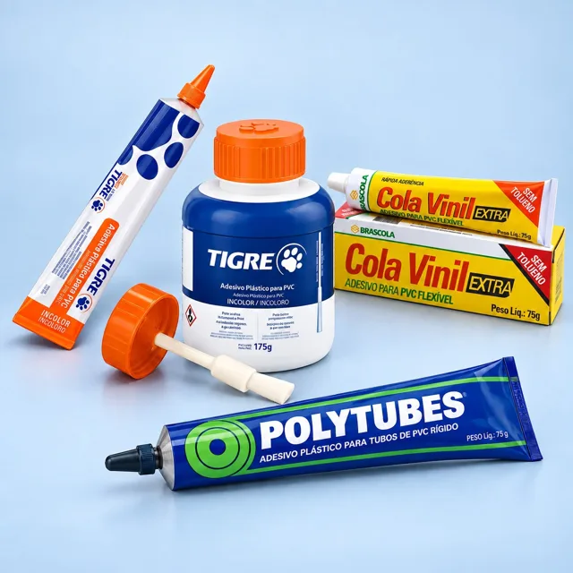 Colas e Adesivos para PVC